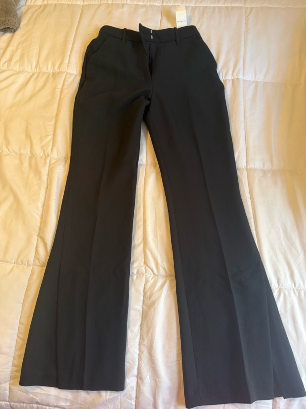 Abercrombie & Fitch Black Flared Tailored Pants SIZE 26